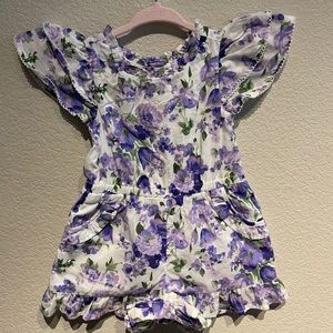 Janie and Jack girls romper 12-18 months